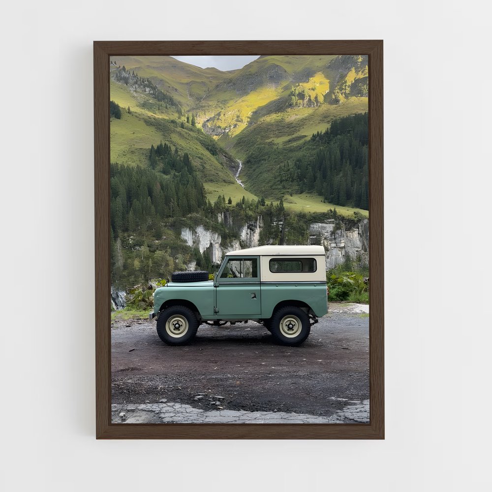 Poster Aventure en Plein Air – affiche Land Rover (vue 5)